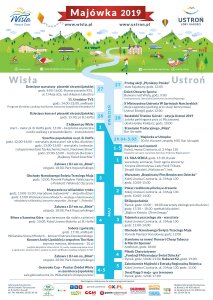 Plakat Majówki Ustroń - Wisła